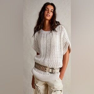 NWOT Free People We The Free Sophia Sweater Tee, Size XS